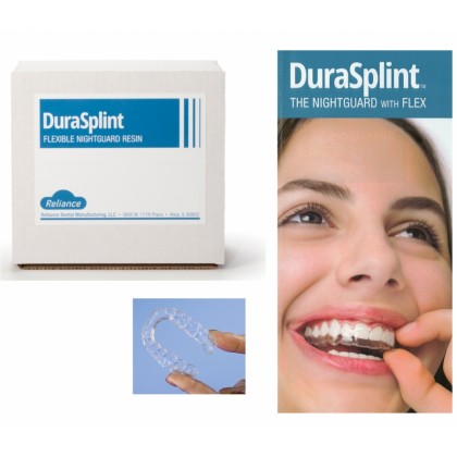 Reliance DuraSplint Self Cure Niteguard and Splint Material  - Clear - MEDIUM ECONOMY SIZE KIT (320g Pwd + 240ml Liq)